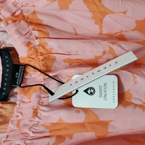 Sanctuary Square Neck Blouse, Size 2X, NWT - Picture 6 of 9